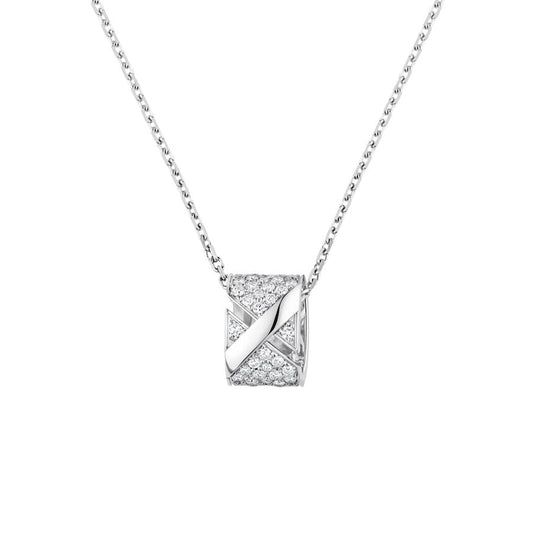 [moco jewelrys]LIENS EVIDENCE DIAMOND PAVED HALSKETTE