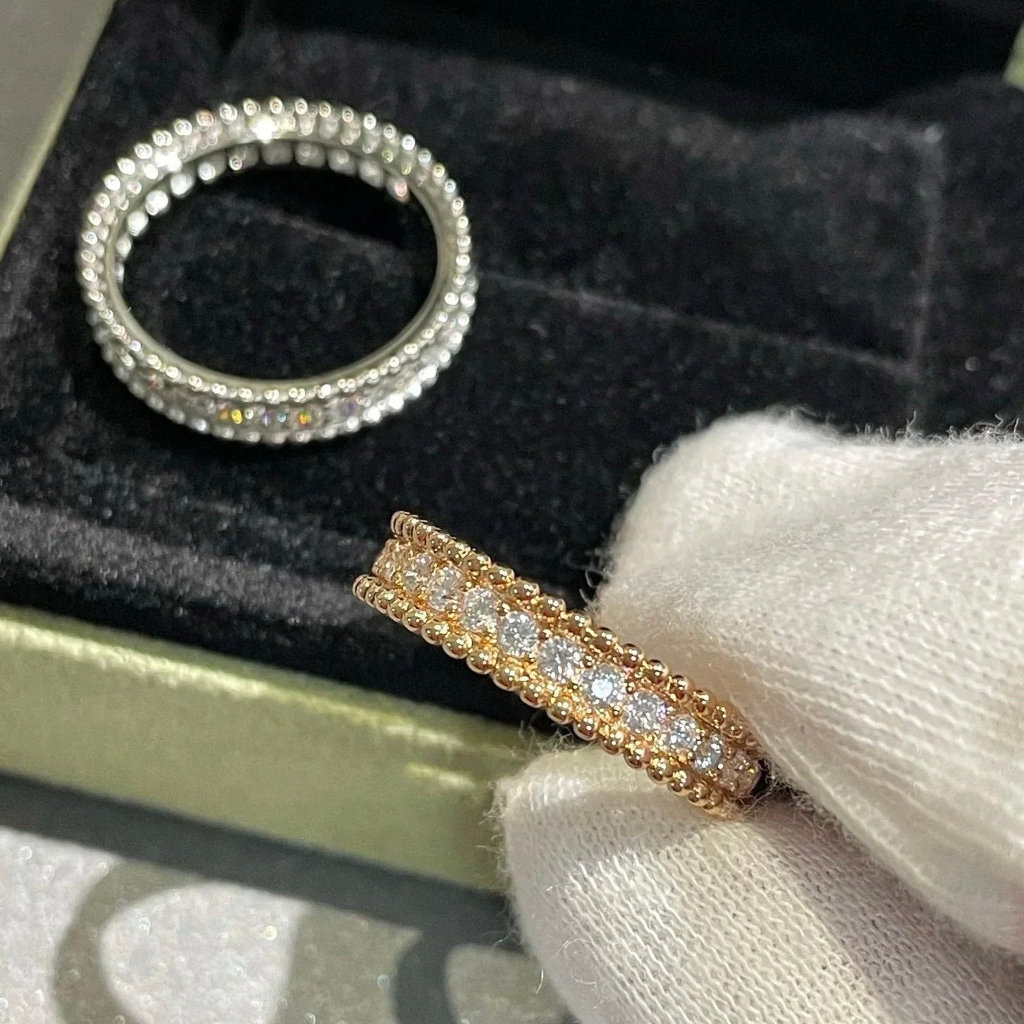 ¡®Moco¡¯PERLEE DIAMOND ROSE GOLD RING