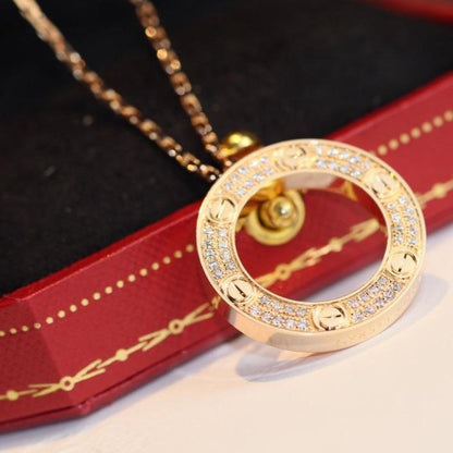 [moco jewelrys]LIEBESKETTE VERSTELLBAR ROSÉGOLD