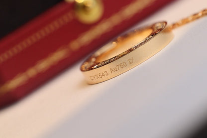 [moco jewelrys]LIEBESKETTE VERSTELLBAR ROSÉGOLD