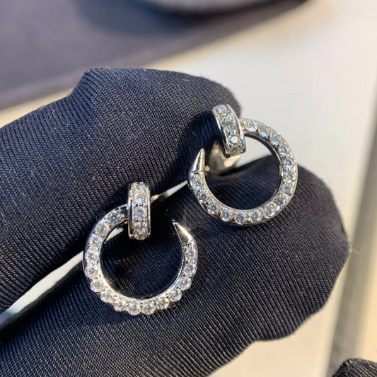 [moco jewelrys]JUSTE OHRRINGE SILBER DIAMANTEN