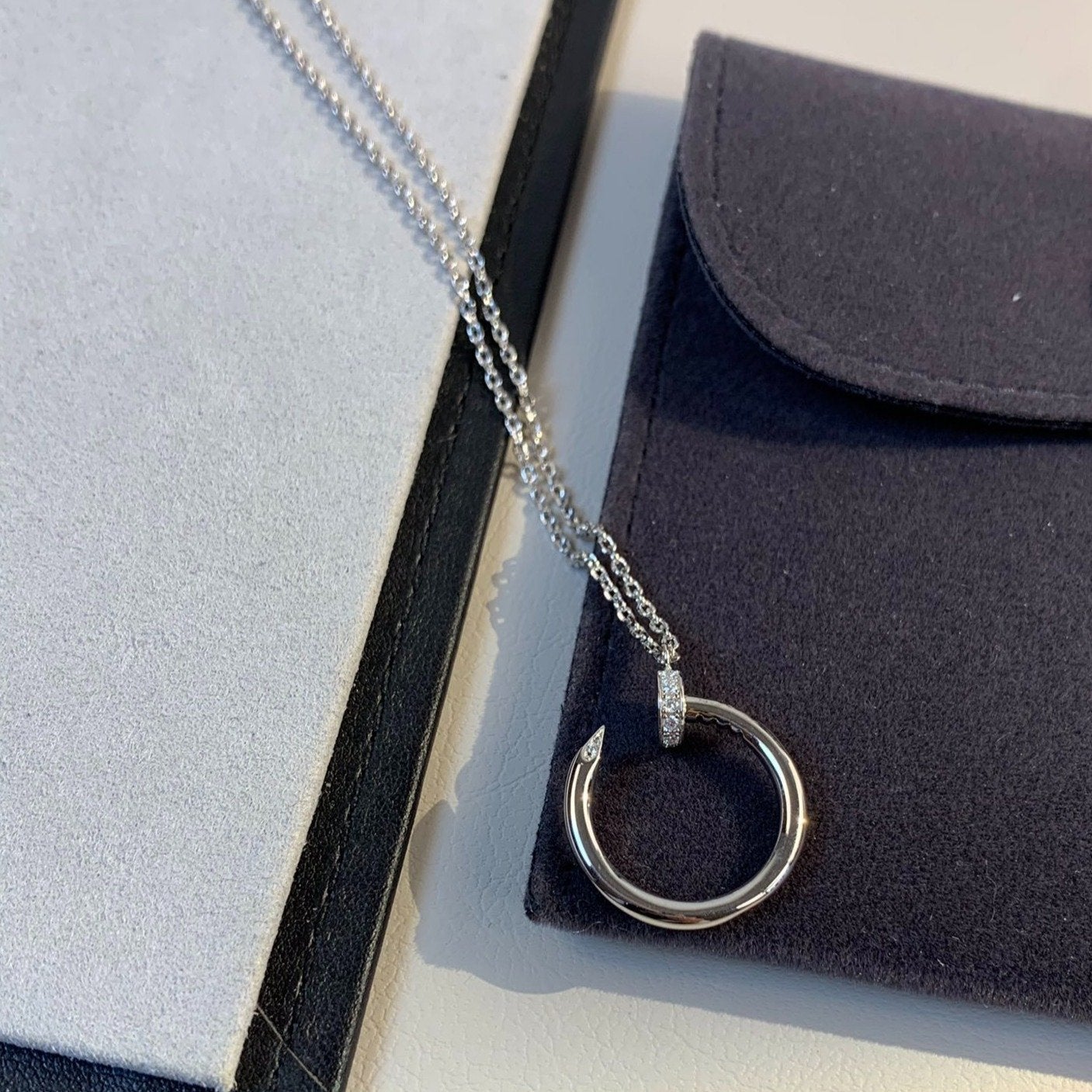 [moco jewelrys]JUSTE COLLIER SILBER