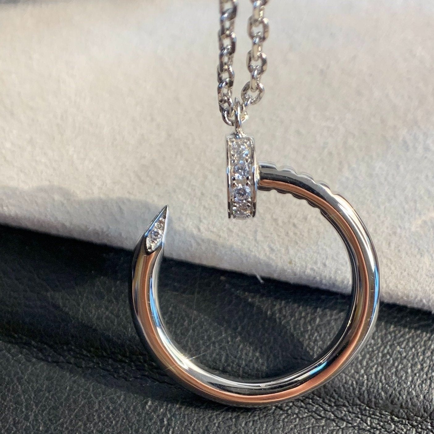 [moco jewelrys]JUSTE COLLIER SILBER
