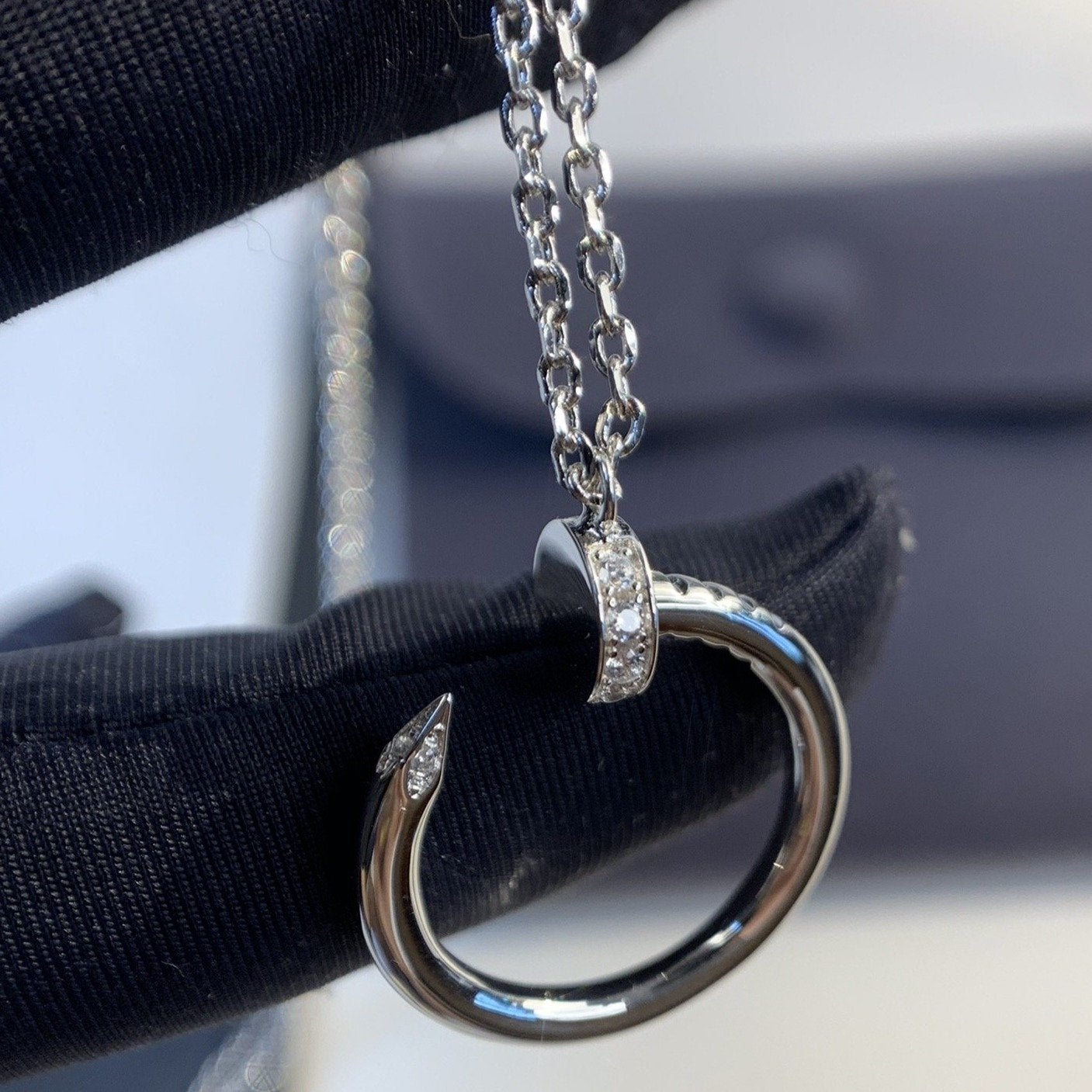 [moco jewelrys]JUSTE COLLIER SILBER
