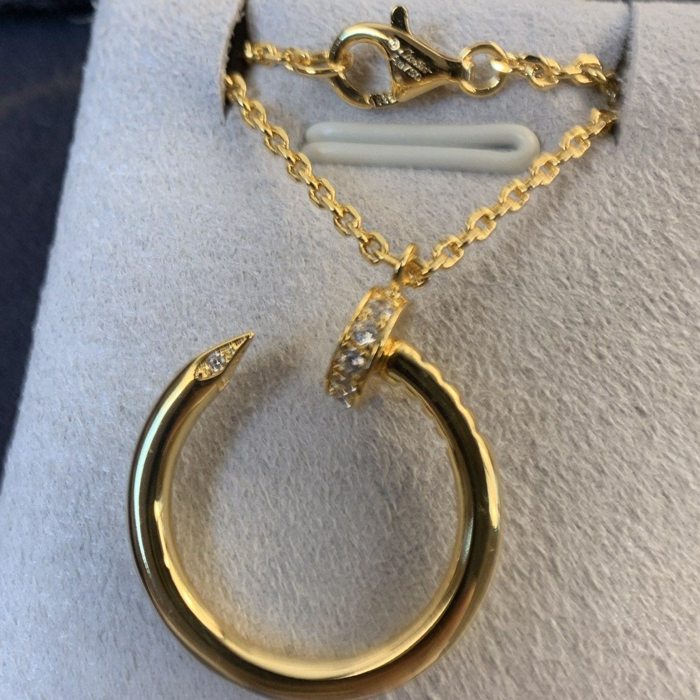 [moco jewelrys]JUSTE NECKLACE GOLD