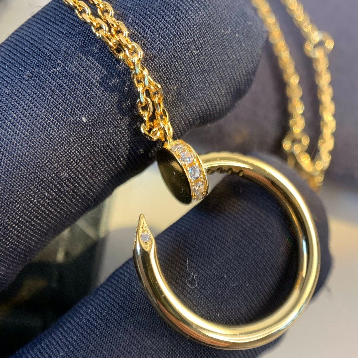[moco jewelrys]JUSTE NECKLACE GOLD
