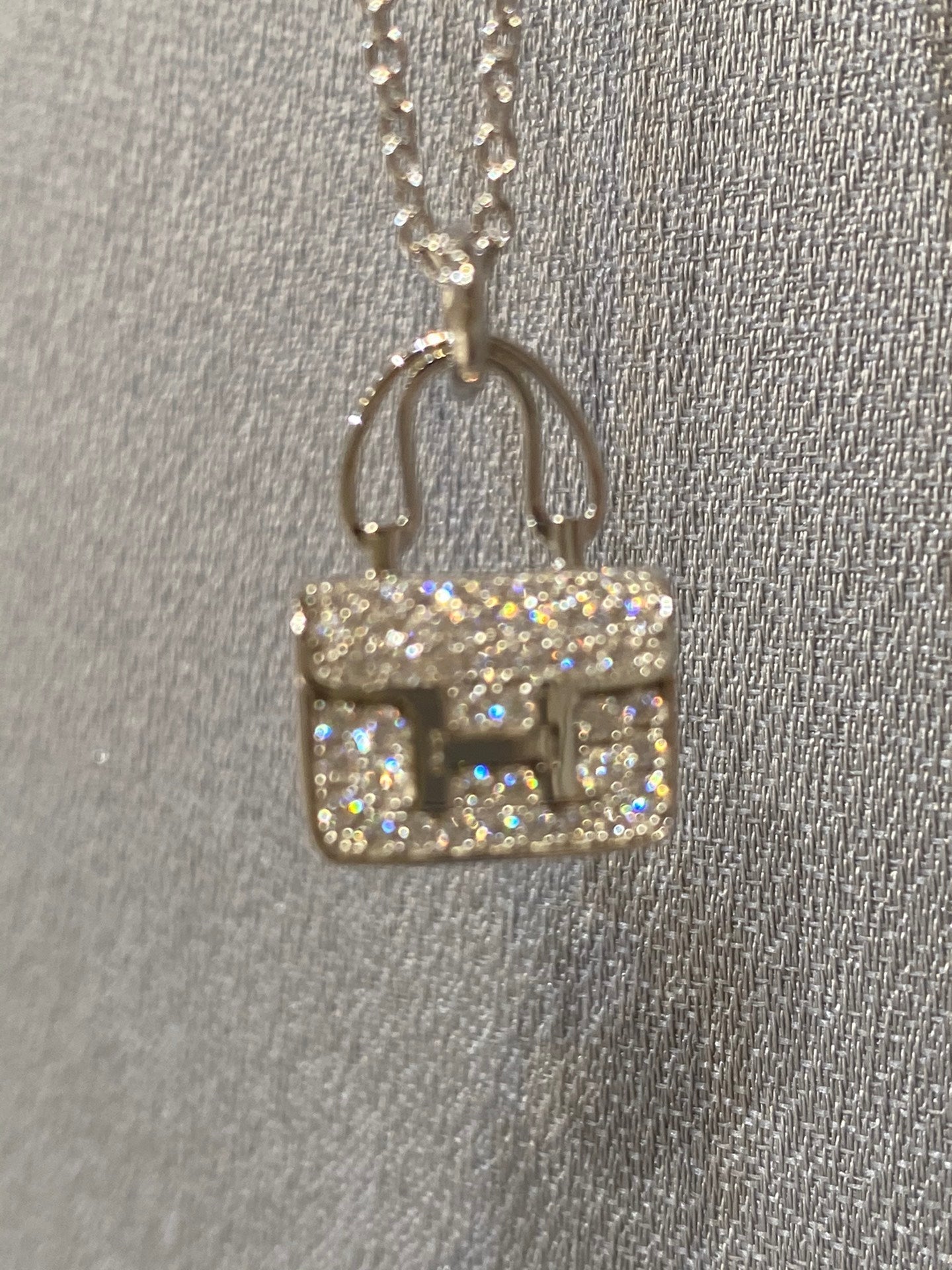 [moco jewelrys]Halskette mit Anhänger CONSTANCE DIAMOND