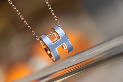 [moco jewelrys]POP H ANHÄNGER ROSÉGOLD
