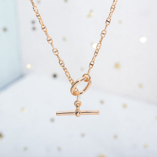 [moco jewelrys]ECHAPPEE HALSKETTE ROSÉGOLD