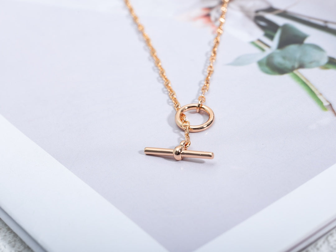 [moco jewelrys]ECHAPPEE HALSKETTE ROSÉGOLD