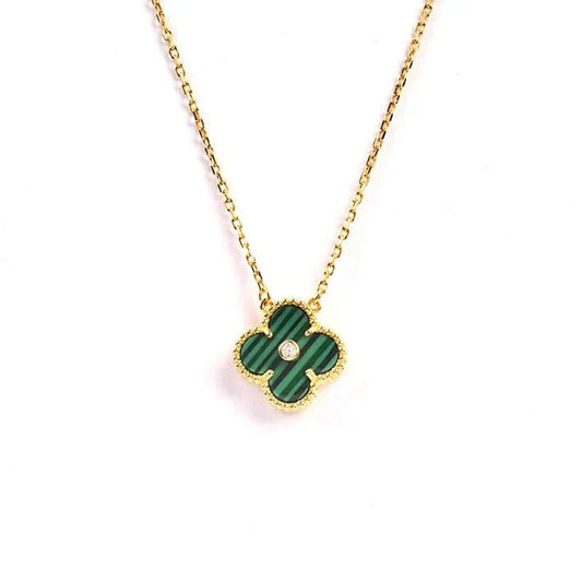 [moco jewelrys]KLEE 15MM DIAMANT TÜRKIS HALSKETTE