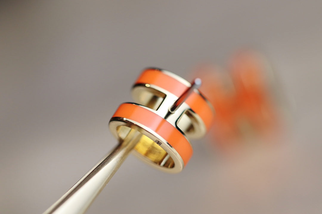 [moco jewelrys]MINI POP H OHRRINGE ORANGE