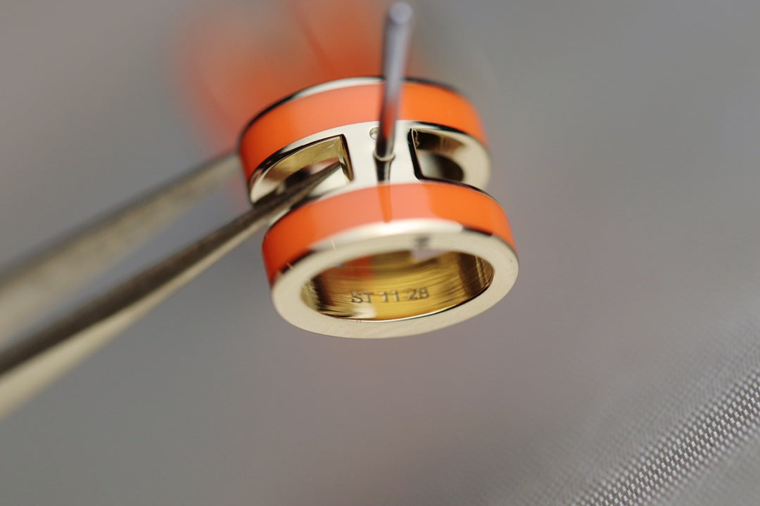 [moco jewelrys]MINI POP H OHRRINGE ORANGE