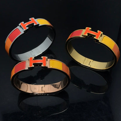¡®Moco¡¯H BRACELET ORANGE RAINBOW CERAMIC