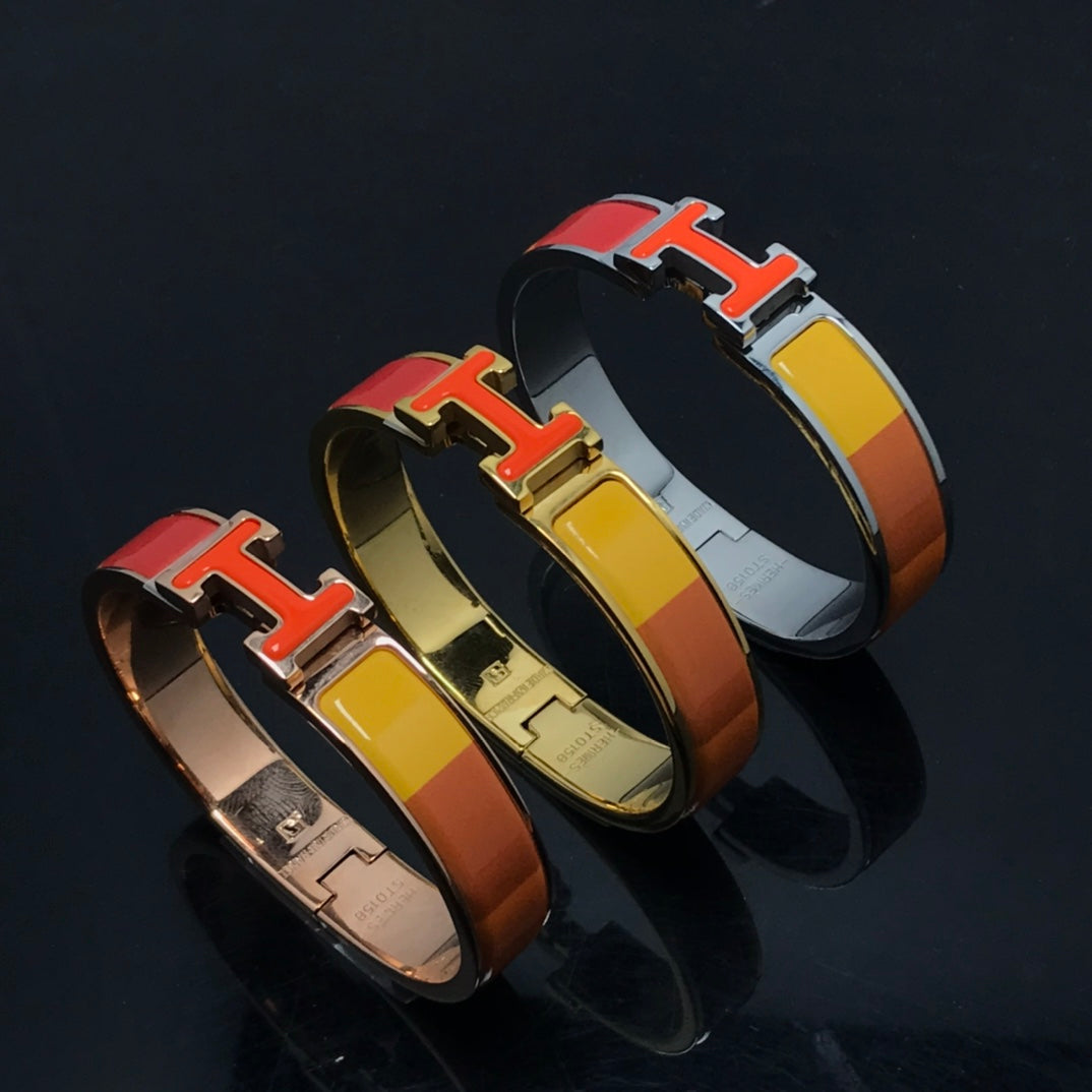 ¡®Moco¡¯H BRACELET ORANGE RAINBOW CERAMIC
