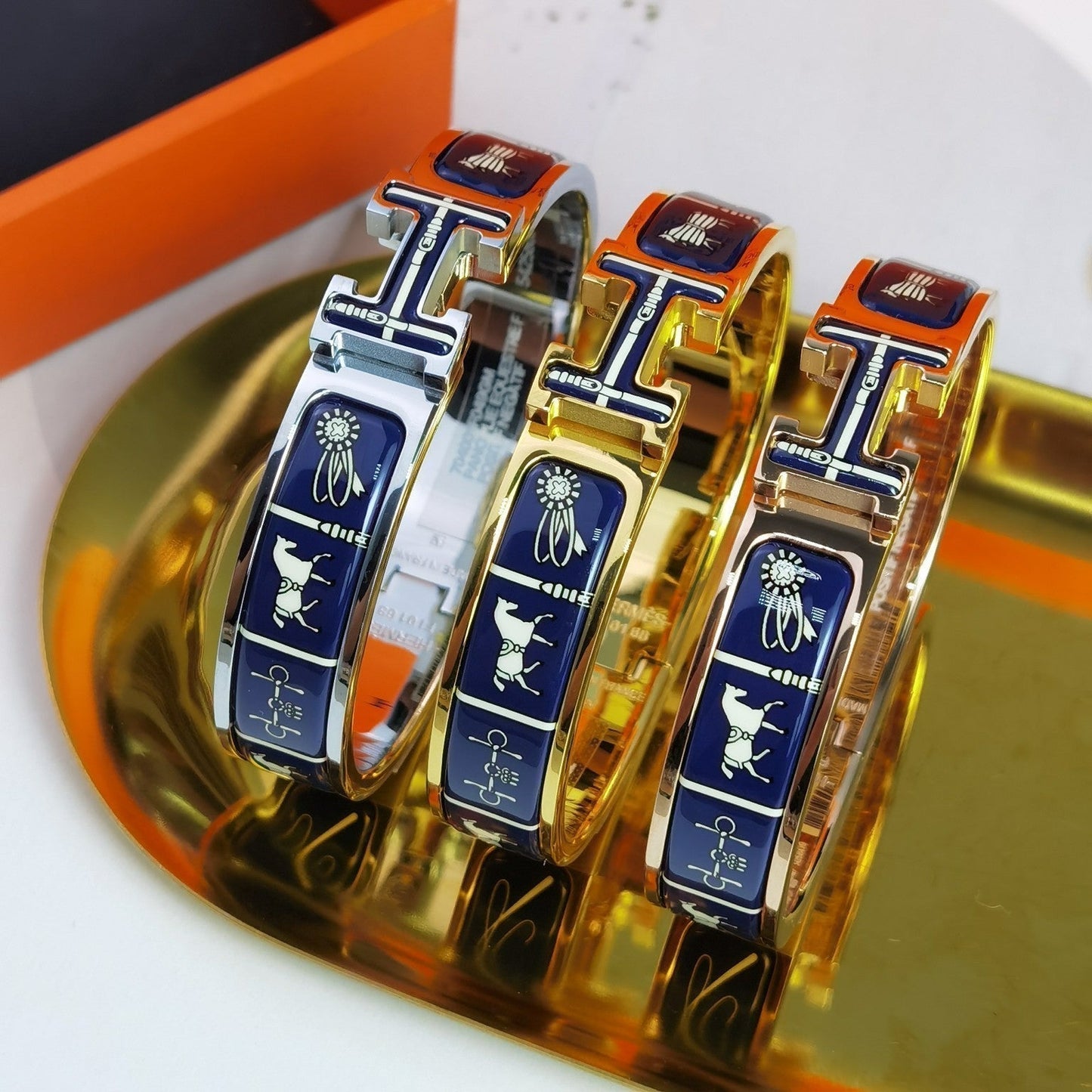 ¡®Moco¡¯H COUVERTURES DARK BLUE BRACELET