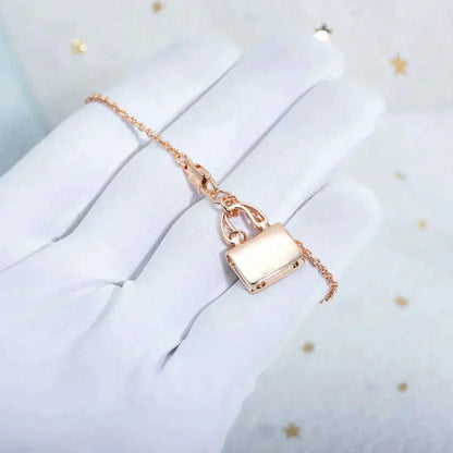 [moco jewelrys]AMULETT ANHÄNGER ROSÉGOLD KETTE