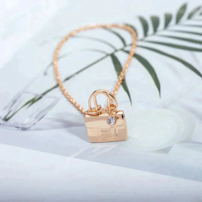 [moco jewelrys]AMULETT ANHÄNGER ROSÉGOLD KETTE