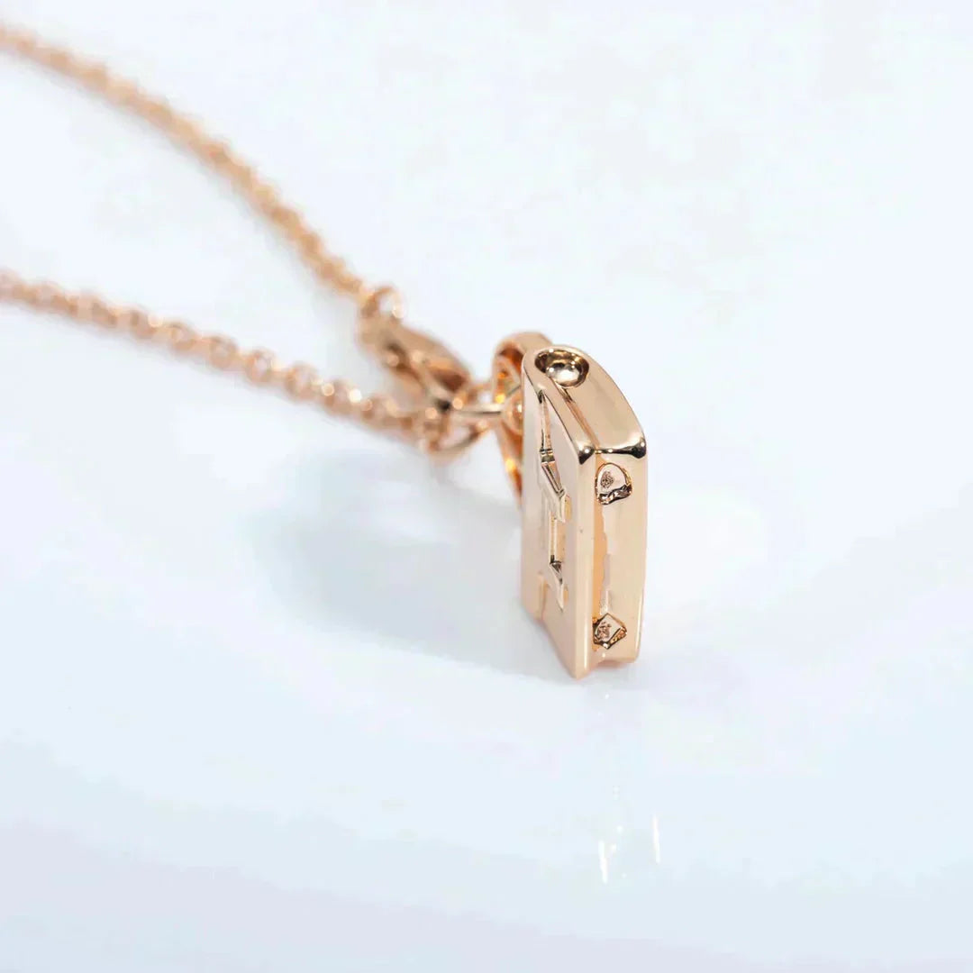 [moco jewelrys]AMULETT ANHÄNGER ROSÉGOLD KETTE