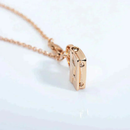 [moco jewelrys]AMULETT ANHÄNGER ROSÉGOLD KETTE