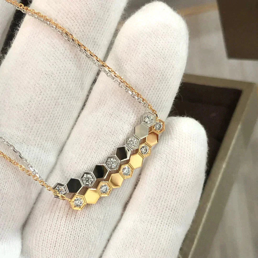 [moco jewelrys]BEE LOVE HALSKETTE DIAMANT