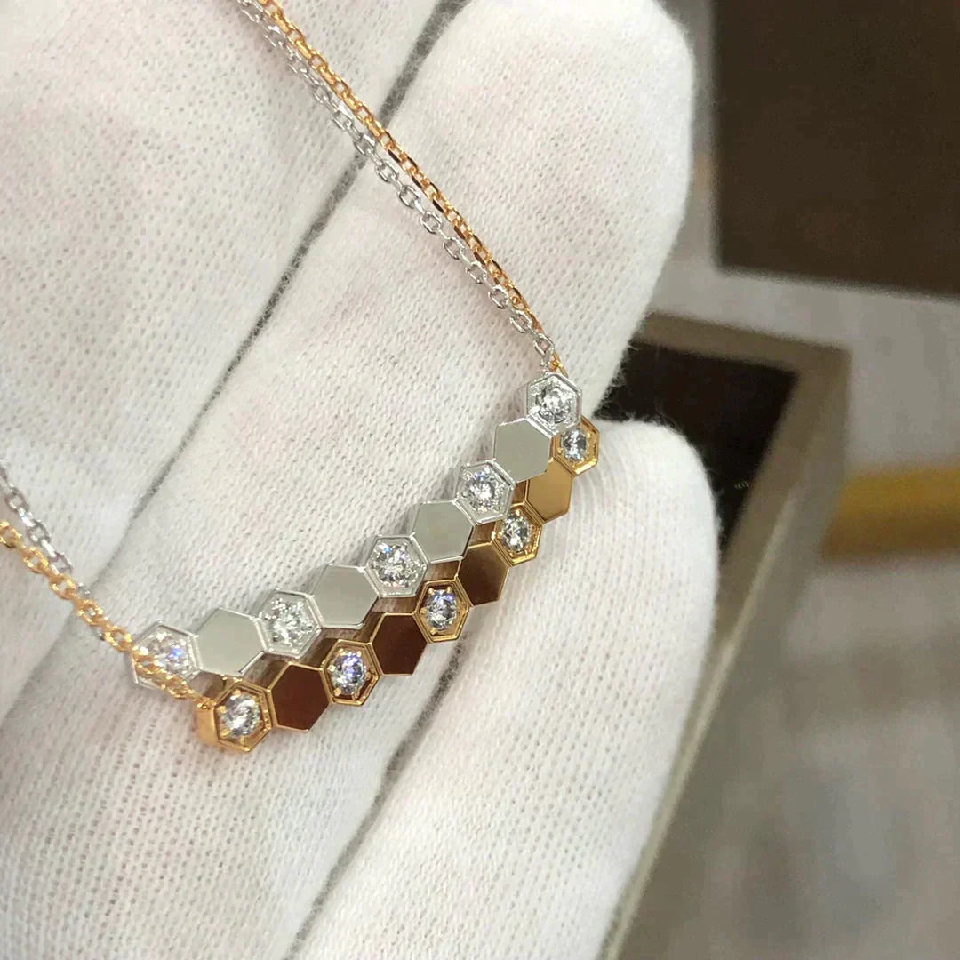 [moco jewelrys]BEE LOVE HALSKETTE DIAMANT