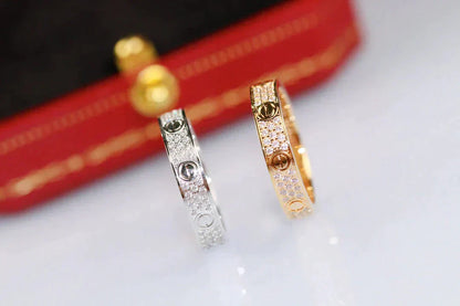 ¡®Moco¡¯LOVE RING 3.6MM DIAMOND PAVED