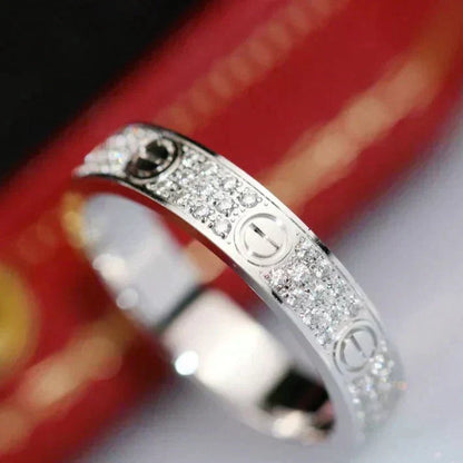 ¡®Moco¡¯LOVE RING 3.6MM DIAMOND PAVED