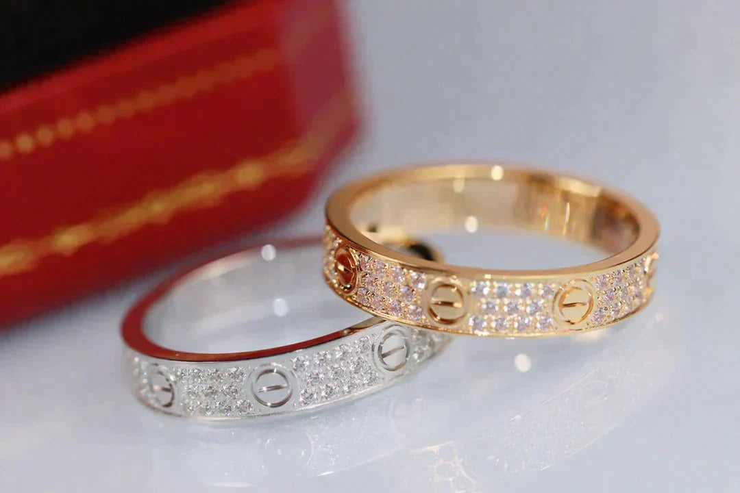 ¡®Moco¡¯LOVE RING 3.6MM DIAMOND PAVED