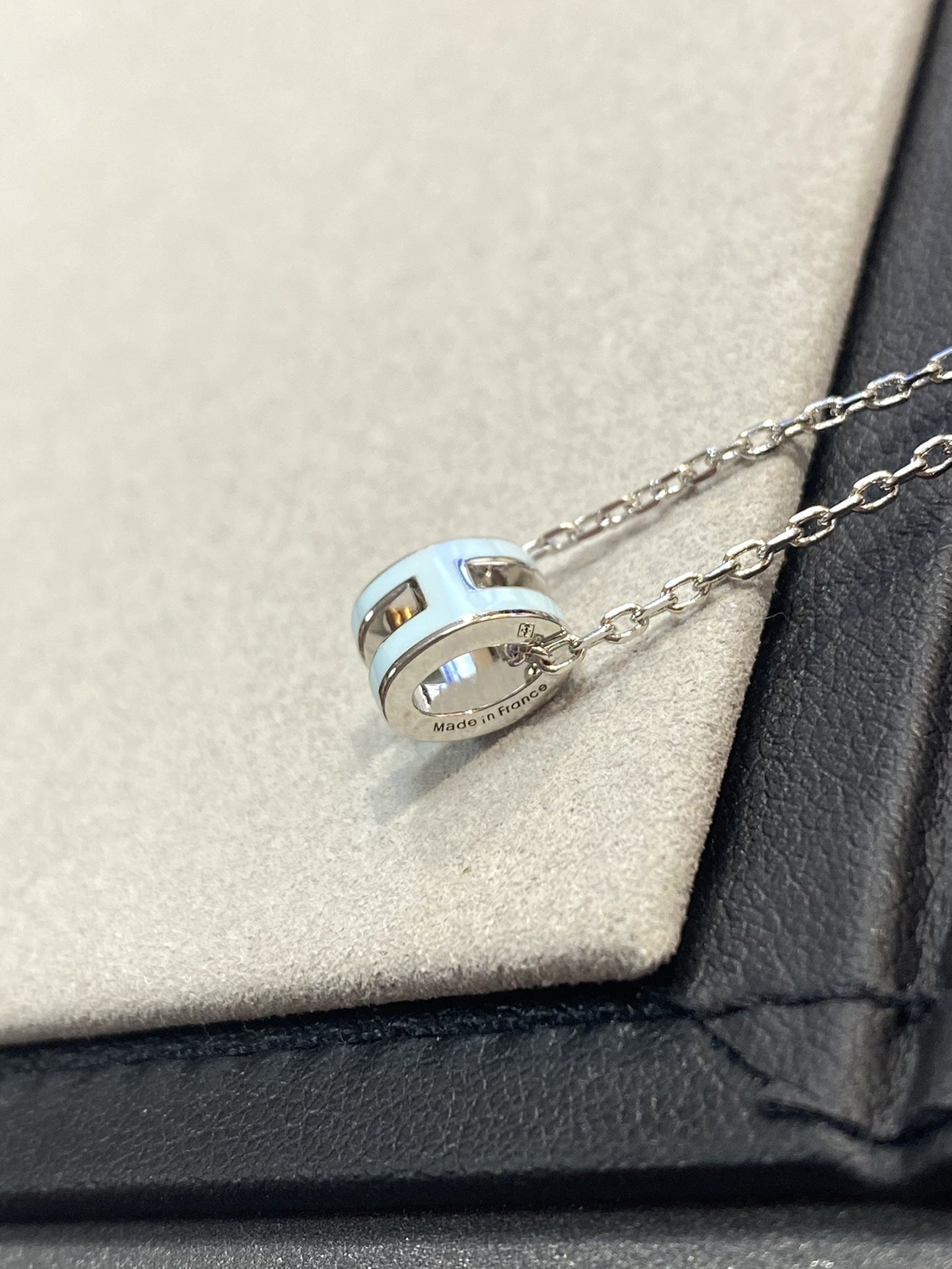 [moco jewelrys]POP H HELLBLAUE HALSKETTE