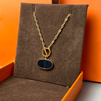[moco jewelrys]KETTE VERSO SCHWARZE KERAMIK-HALSKETTE