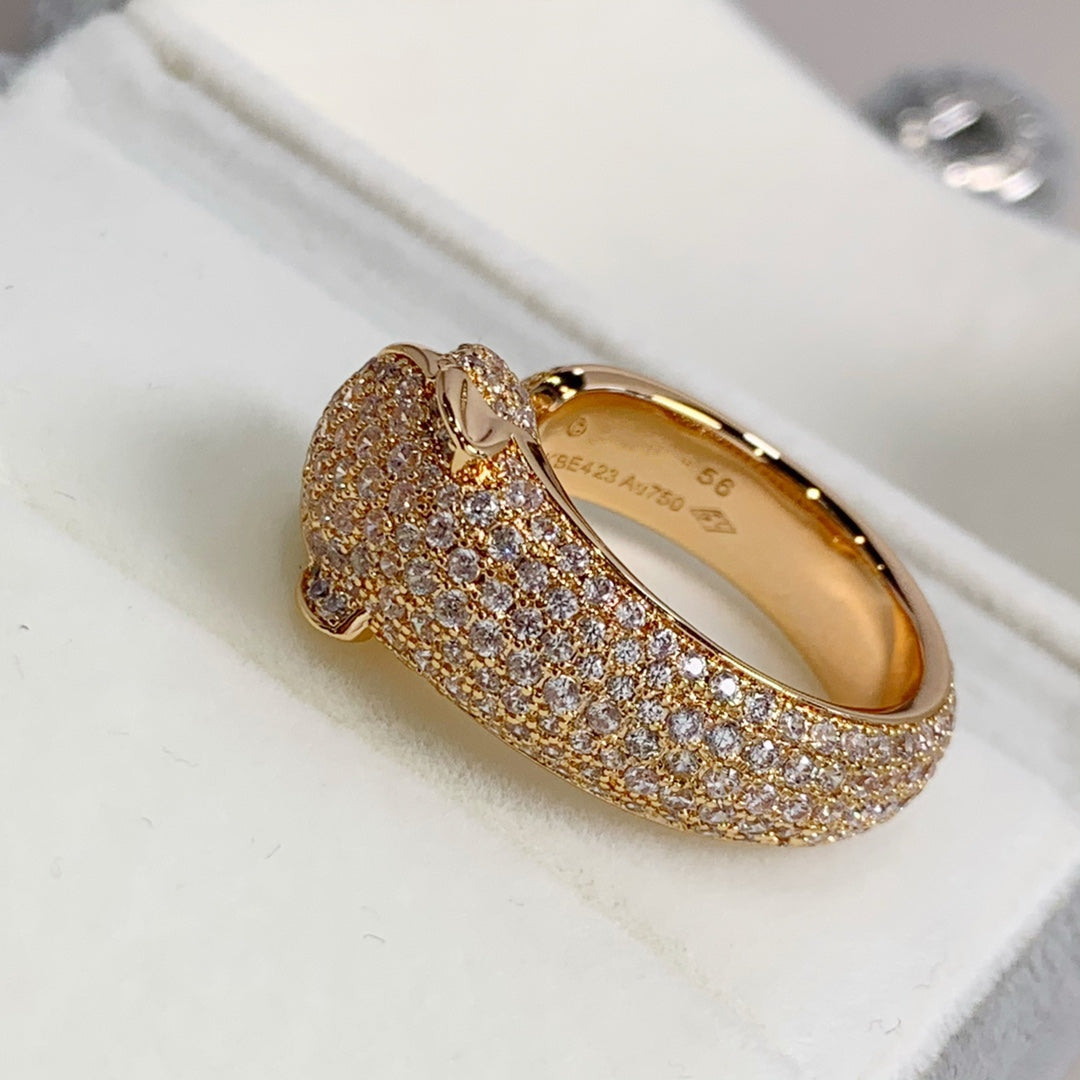 ¡®Moco¡¯PANTHERE PINK GOLD DIAMOND RING
