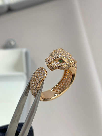 ¡®Moco¡¯PANTHERE PINK GOLD DIAMOND RING