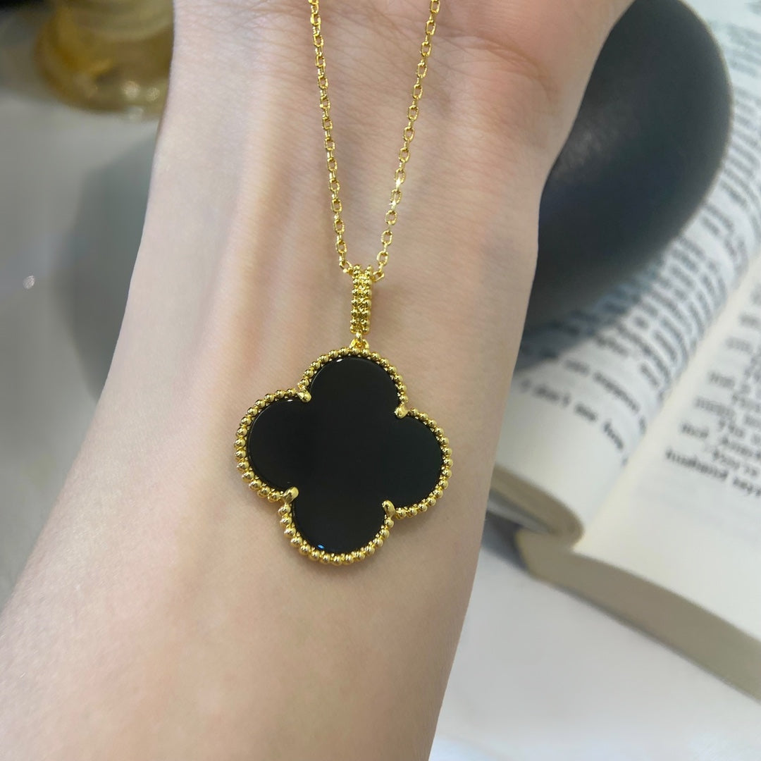 [moco jewelrys]KLEE 25MM HALSKETTE GOLD ONYX