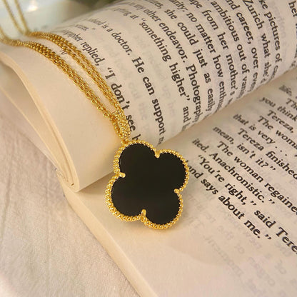 [moco jewelrys]KLEE 25MM HALSKETTE GOLD ONYX