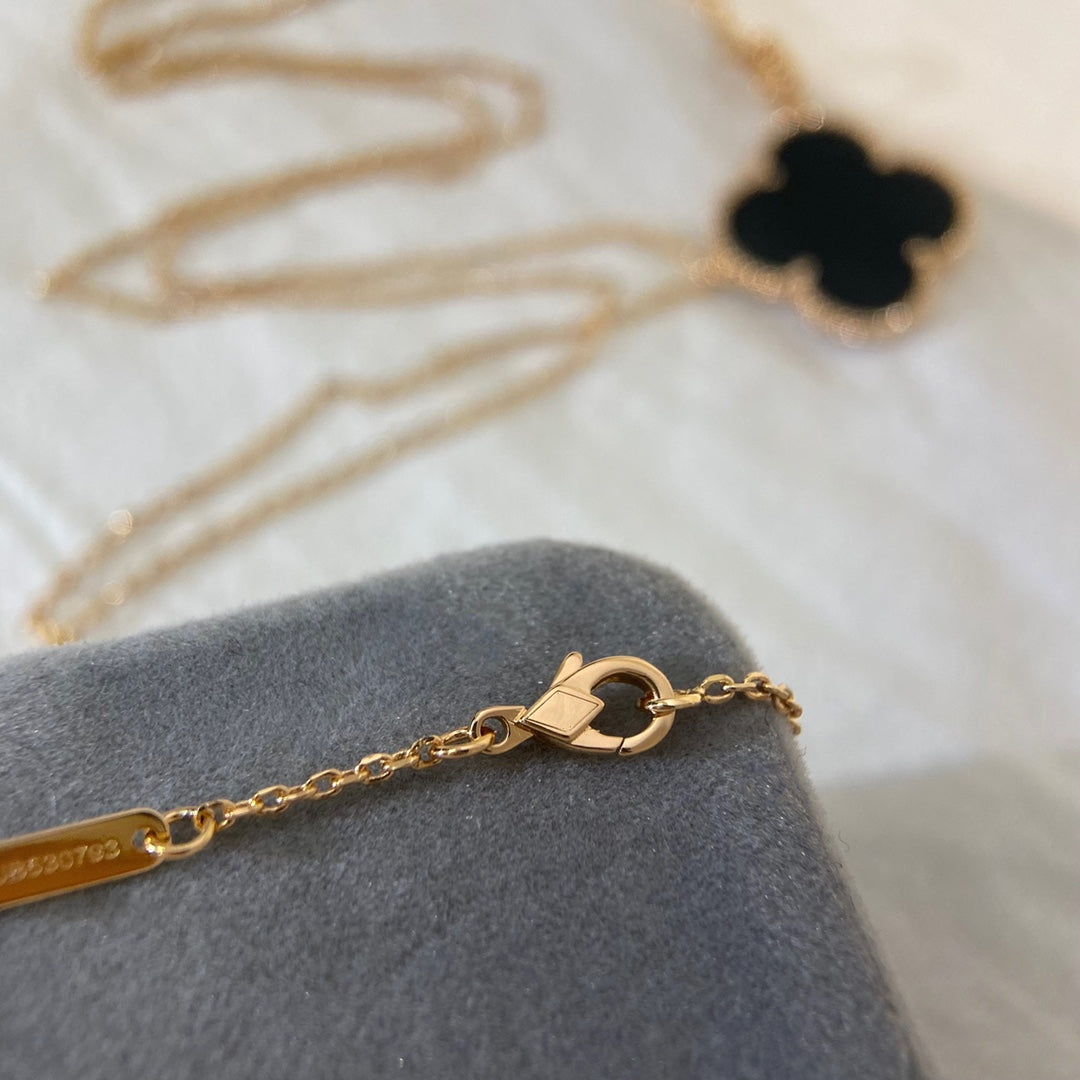 [moco jewelrys]KLEE 25MM HALSKETTE GOLD ONYX