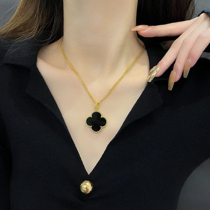 [moco jewelrys]KLEE 25MM HALSKETTE GOLD ONYX