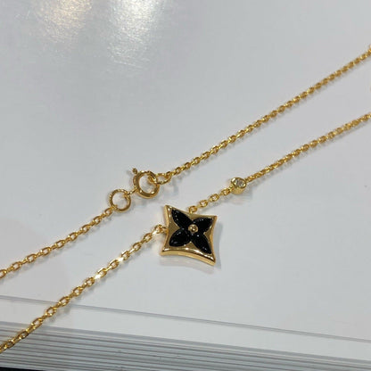 [moco jewelrys]STAR BLACK MOP NECKLACE