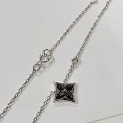 [moco jewelrys]STAR BLACK MOP NECKLACE