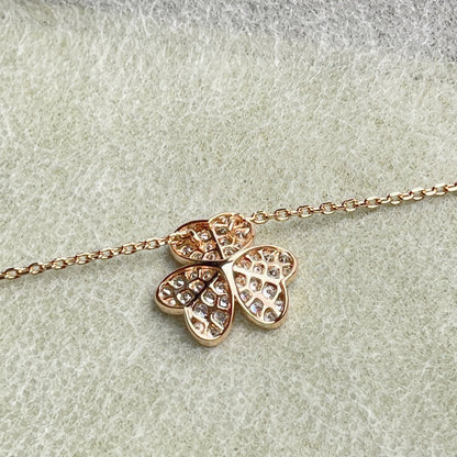 [moco jewelrys]BLUMEN-DIAMANT-HALSKETTE