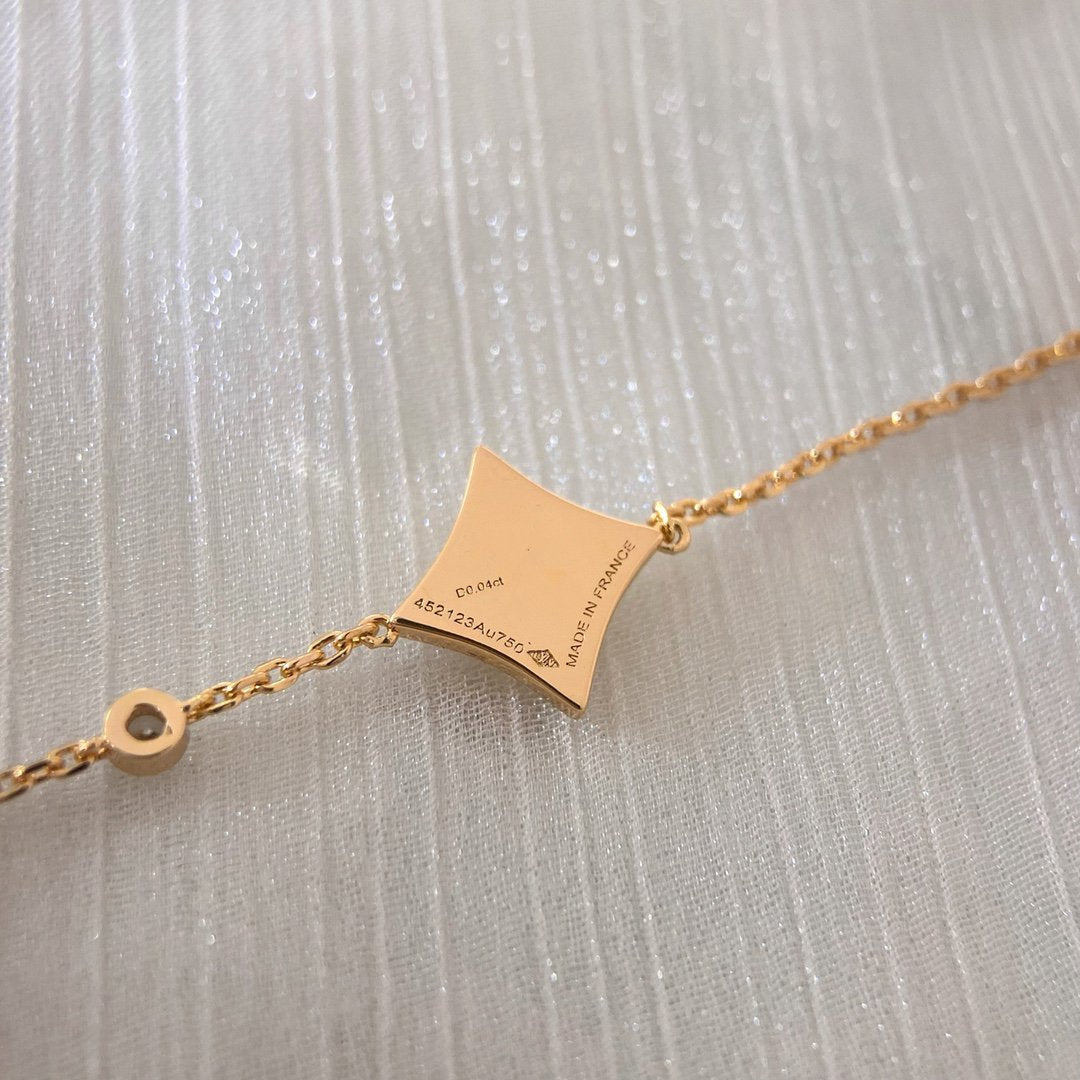 ¡®Moco¡¯COLOR STAR PINK GOLD DIAMOND BRACELET