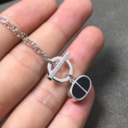 [moco jewelrys]CHAINE VERSO BLACK CERAMIC HALSKETTE