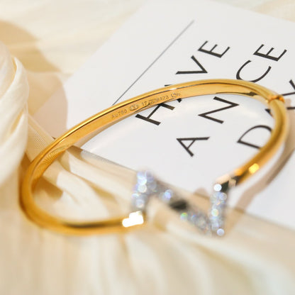 ¡®Moco¡¯VOLTE UPSITE DOWN GOLD DIAMOND BRACELET