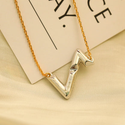[moco jewelrys]VOLT SILVER DIAMOND PEDANT NECKLACE