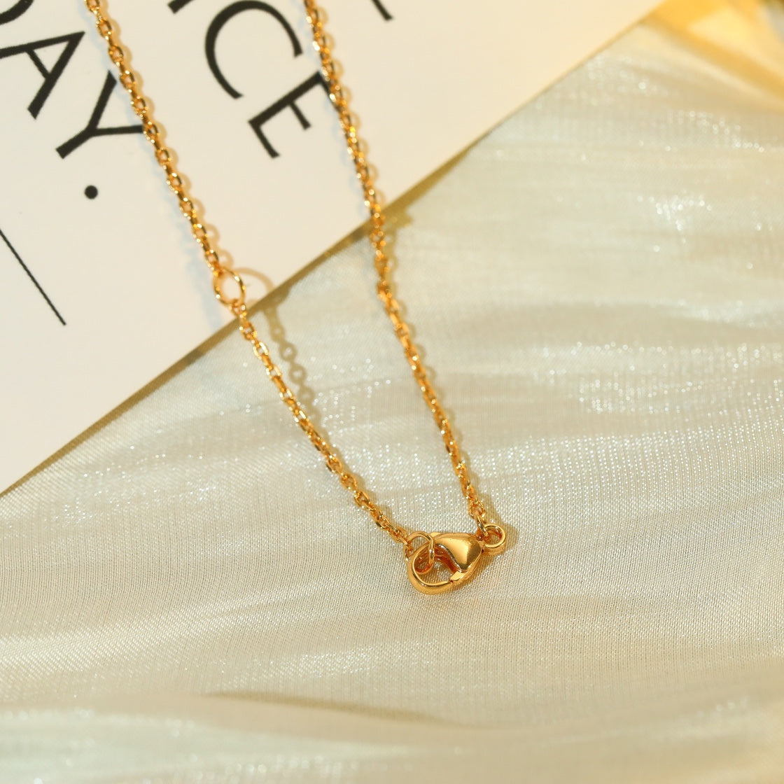 [moco jewelrys]VOLT SILVER DIAMOND PEDANT NECKLACE