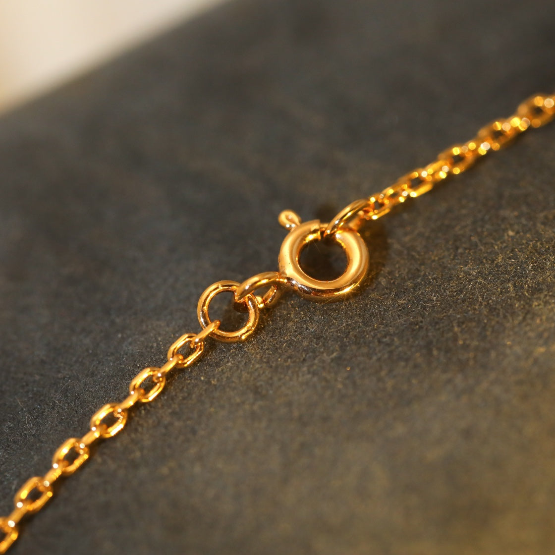 [moco jewelrys]SUN PEDANT PINK GOLD 1 DIAMOND NECKLACE