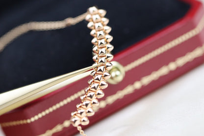 [moco jewelrys]CLASH PINK GOLD NECKLACE