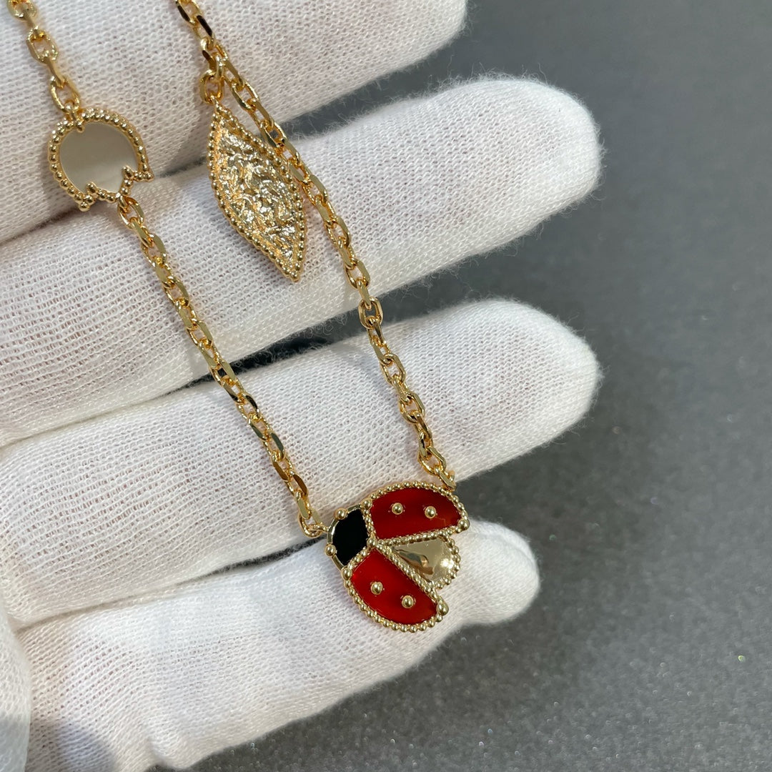 [moco jewelrys]LUCKY SPRING 15 MOTIFS GOLD NECKLACE
