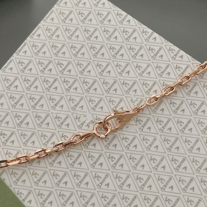 [moco jewelrys]LUCKY SPRING 15 MOTIFS ROSE GOLD NECKLACE