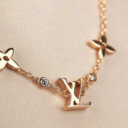 ¡®Moco¡¯STAR AND SUN 7 MOTIFS GOLD BRACELET